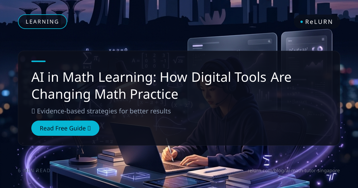 AI Math Tutor Singapore: The Future of Math Learning